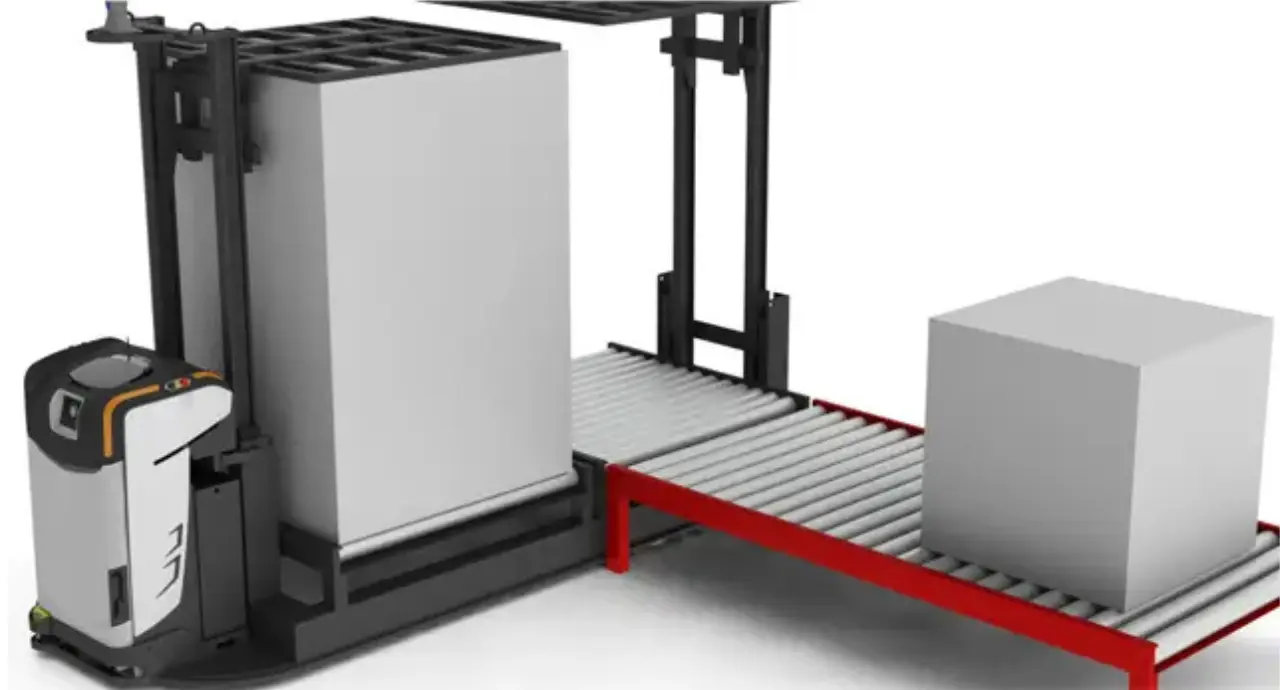 Conveyor picl up drop off